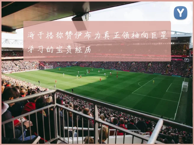 海于格称赞伊布为真正领袖向巨星学习的宝贵经历